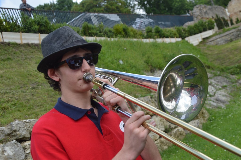 concert dans l'amphithéatre