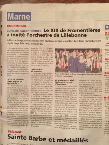 le XIII de fromentières à invité l'OHL