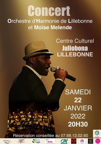 affiche du concert avec Moïse Melende