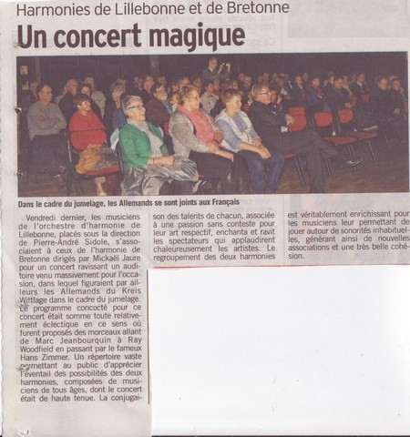 article de presse paru dans le "courrier cauchois"