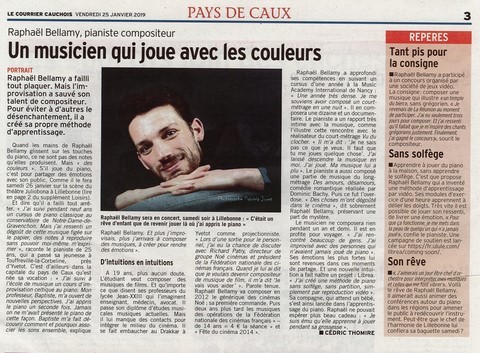 article de presse paru dans le "courrier cauchois"