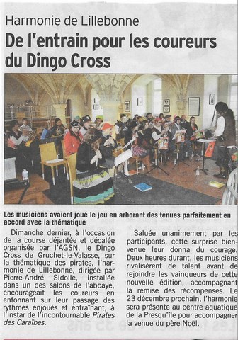 article de presse paru dans le "courrier cauchois"