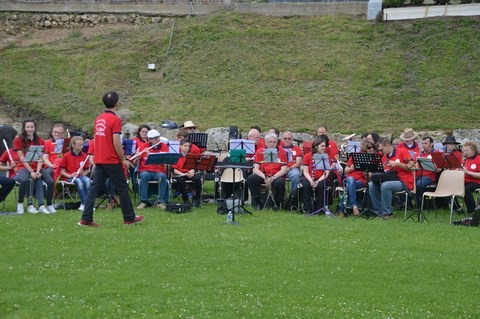 concert dans l'amphithéatre