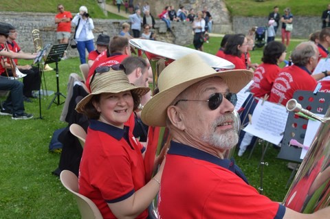 concert dans l'amphithéatre