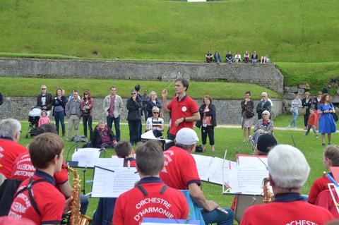 concert dans l'amphithéatre