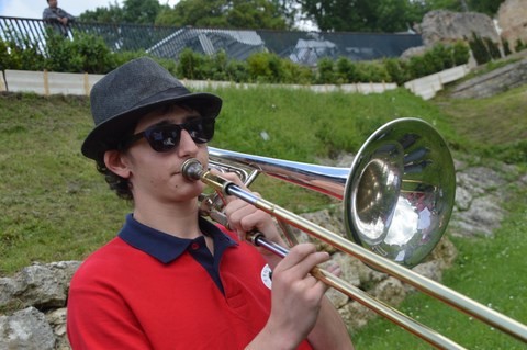 concert dans l'amphithéatre