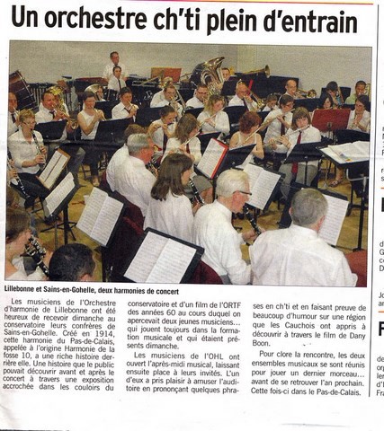 article de presse paru dans le "courrier cauchois"