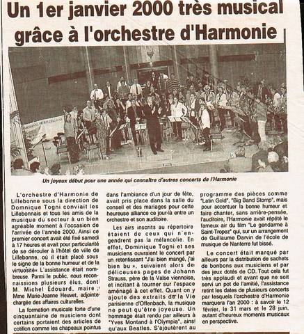 article de presse paru dans le "courrier cauchois"