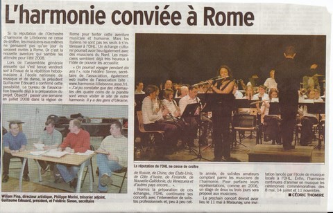 article de presse paru dans le "courrier cauchois"