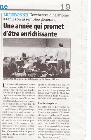 article de presse paru dans le "paris normandie